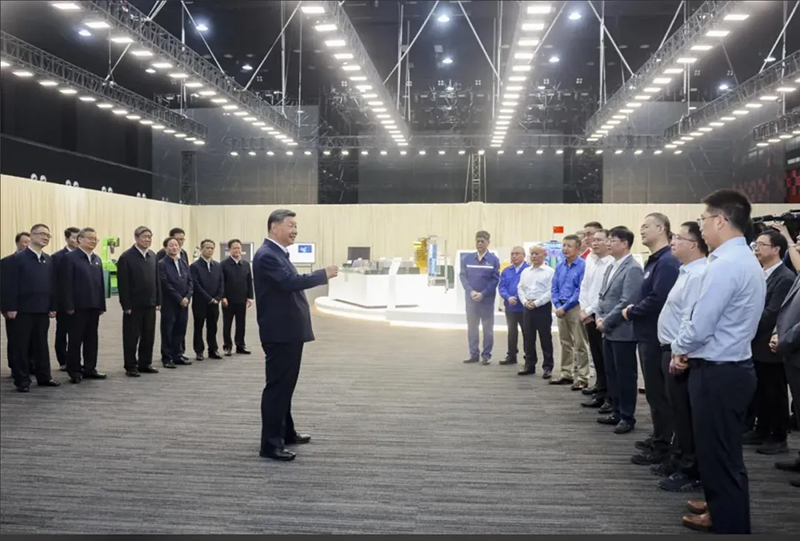 10月17日至18日，习近平总书记在安徽考察。图片来源：新华社